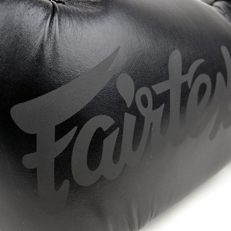 BGV14 Fairtex Solid Black Microfiber Gloves