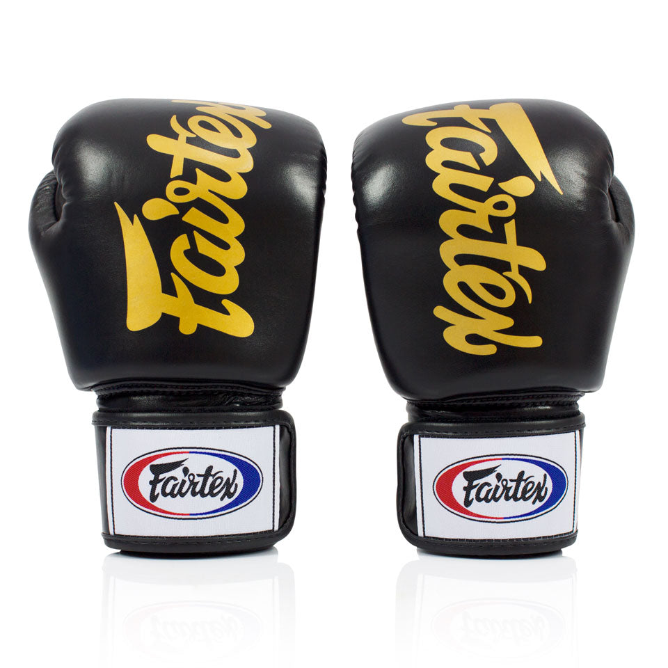 BGV19 Fairtex Black Deluxe Tight-Fit Gloves