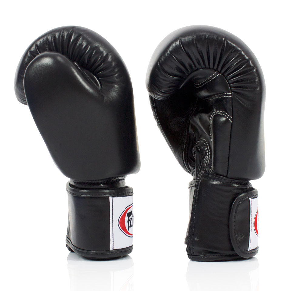 BGV19 Fairtex Black Deluxe Tight-Fit Gloves