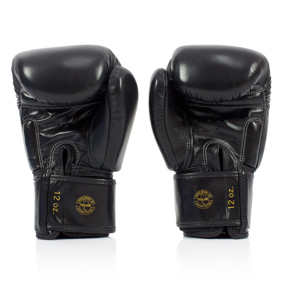 BGV19 Fairtex Black Deluxe Tight-Fit Gloves