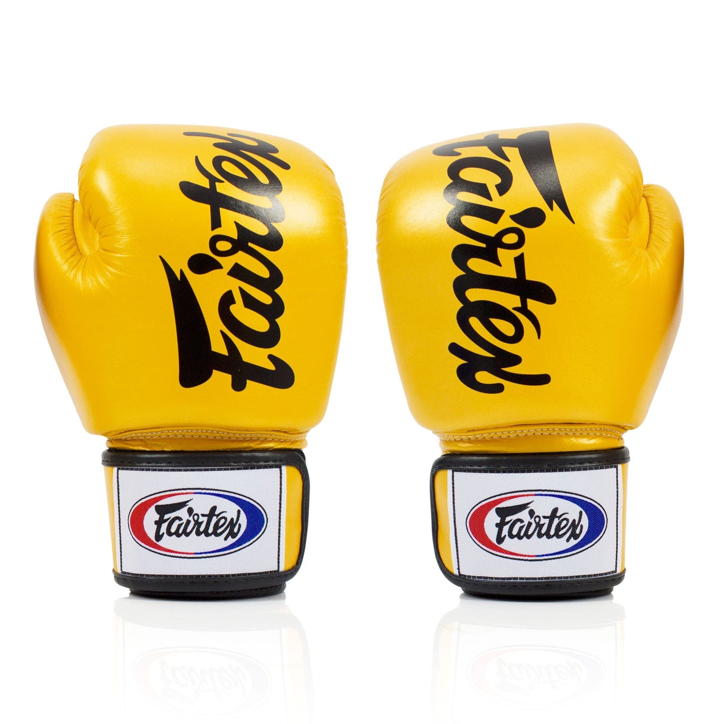 Fairtex Muay Thai Boxing Deluxe Tight-Fit Boxing Gloves Gold