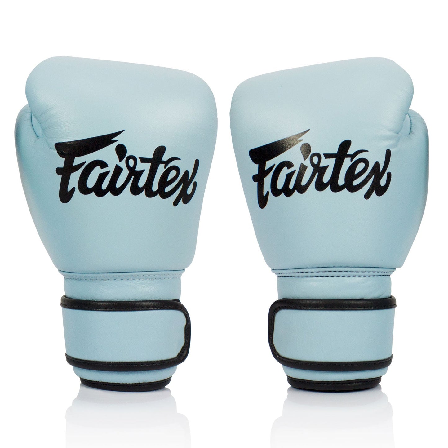 Fairtex Leather Muay Thai Boxing Gloves Pastel Blue