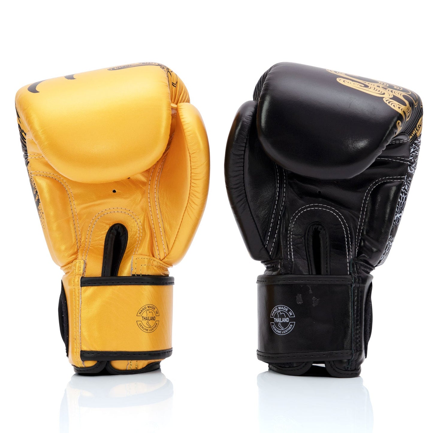 Fairtex Harmony Six Black-Gold Limited Edition Muay Thai Boxing Gloves