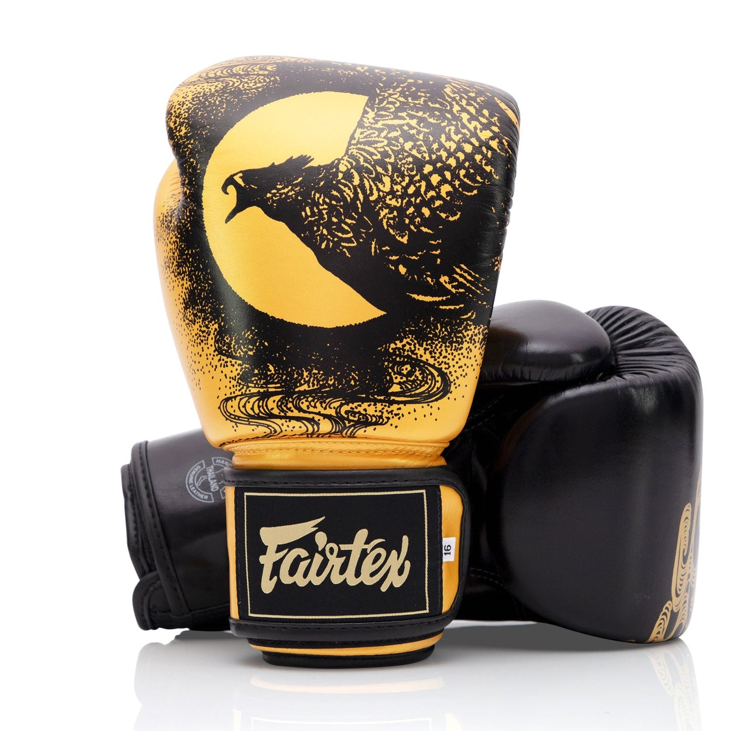 Fairtex Harmony Six Black-Gold Limited Edition Muay Thai Boxing Gloves