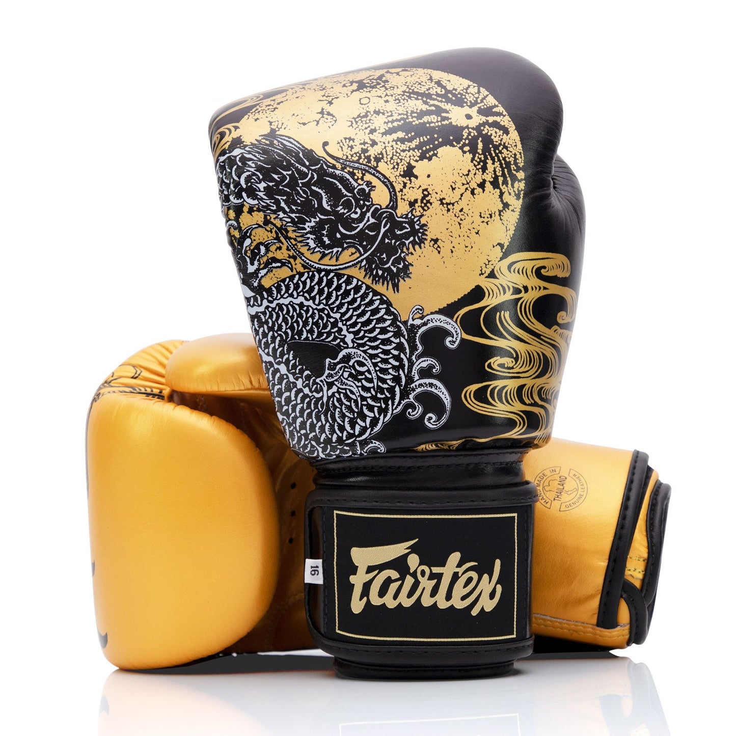 Fairtex Harmony Six Black-Gold Limited Edition Muay Thai Boxing Gloves