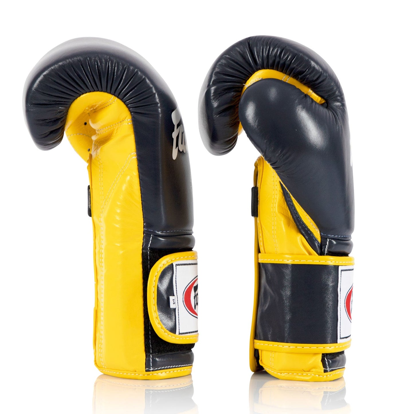 Fairtex BGV9 Mexican Style Boxing Gloves - Blue-Yellow