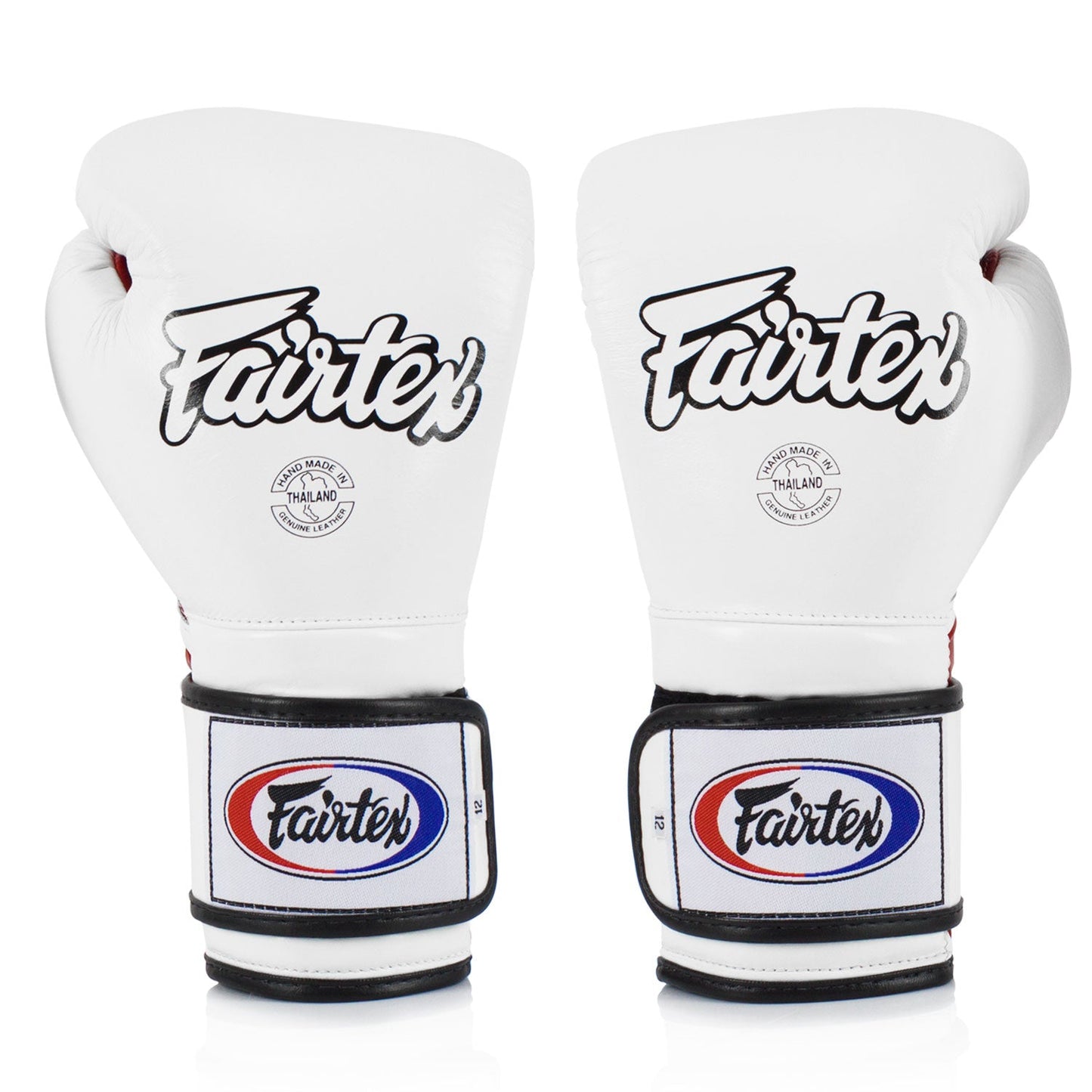 Fairtex Mexican Style Muay Thai Boxing Gloves White-Red