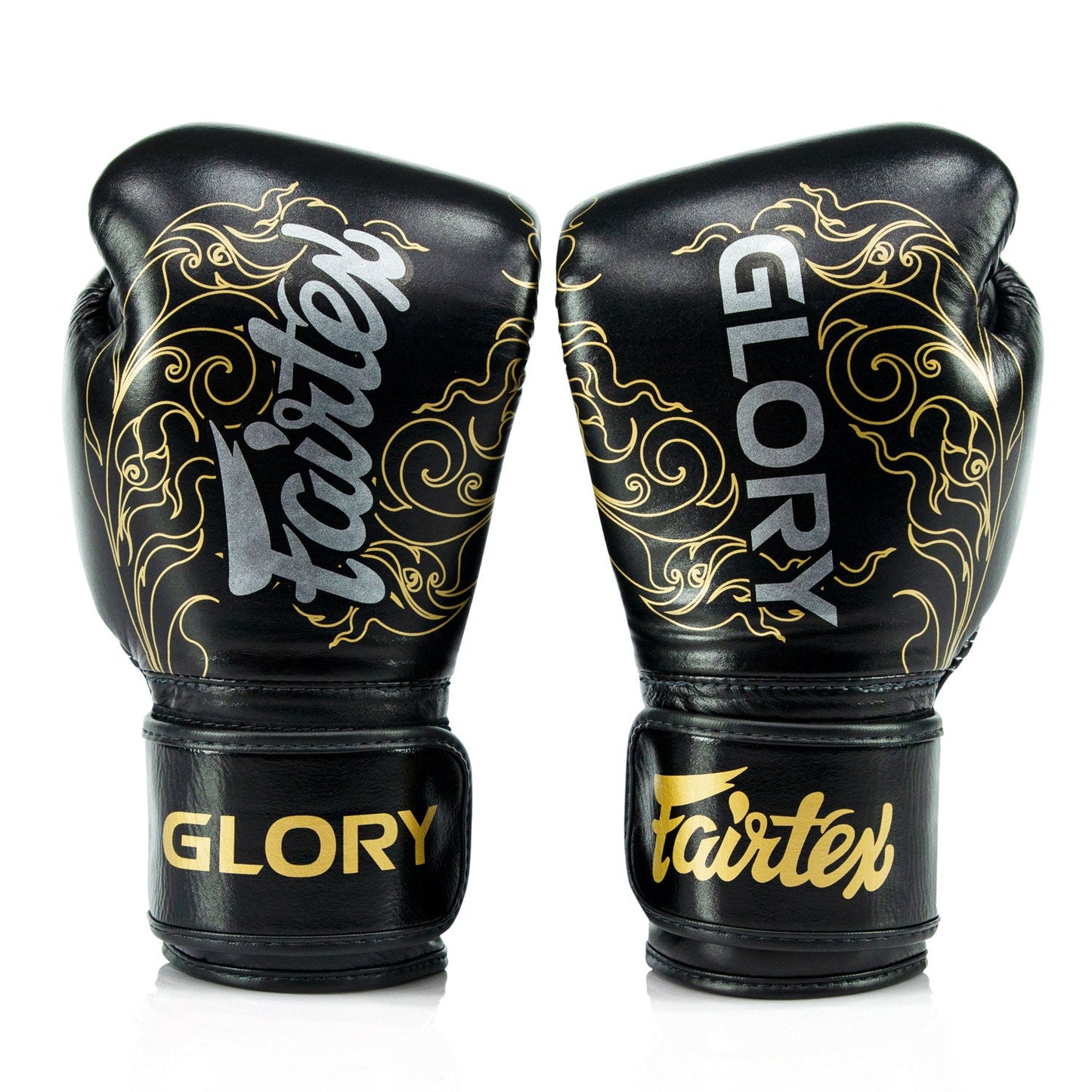 Fairtex X Glory Muay Thai Boxing Gloves Black-Gold