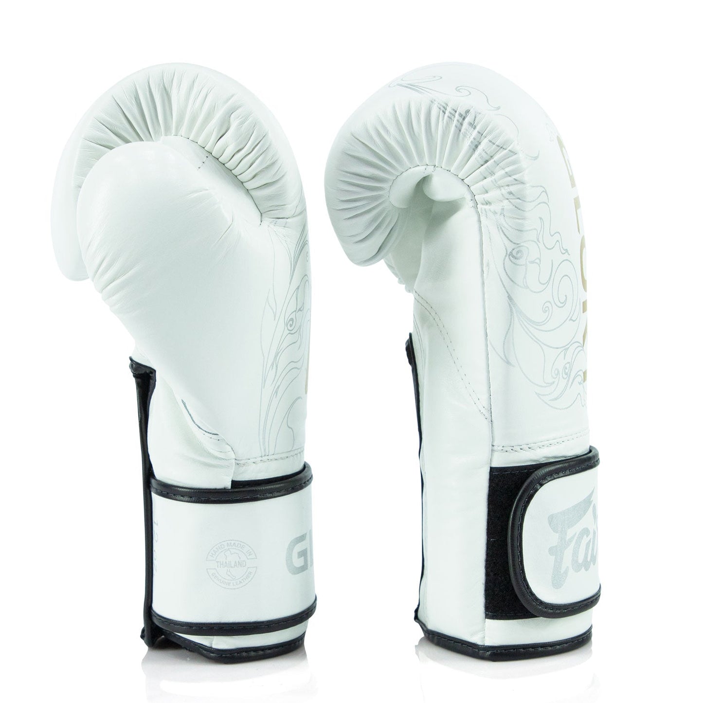 Fairtex X Glory Muay Thai Boxing Gloves White