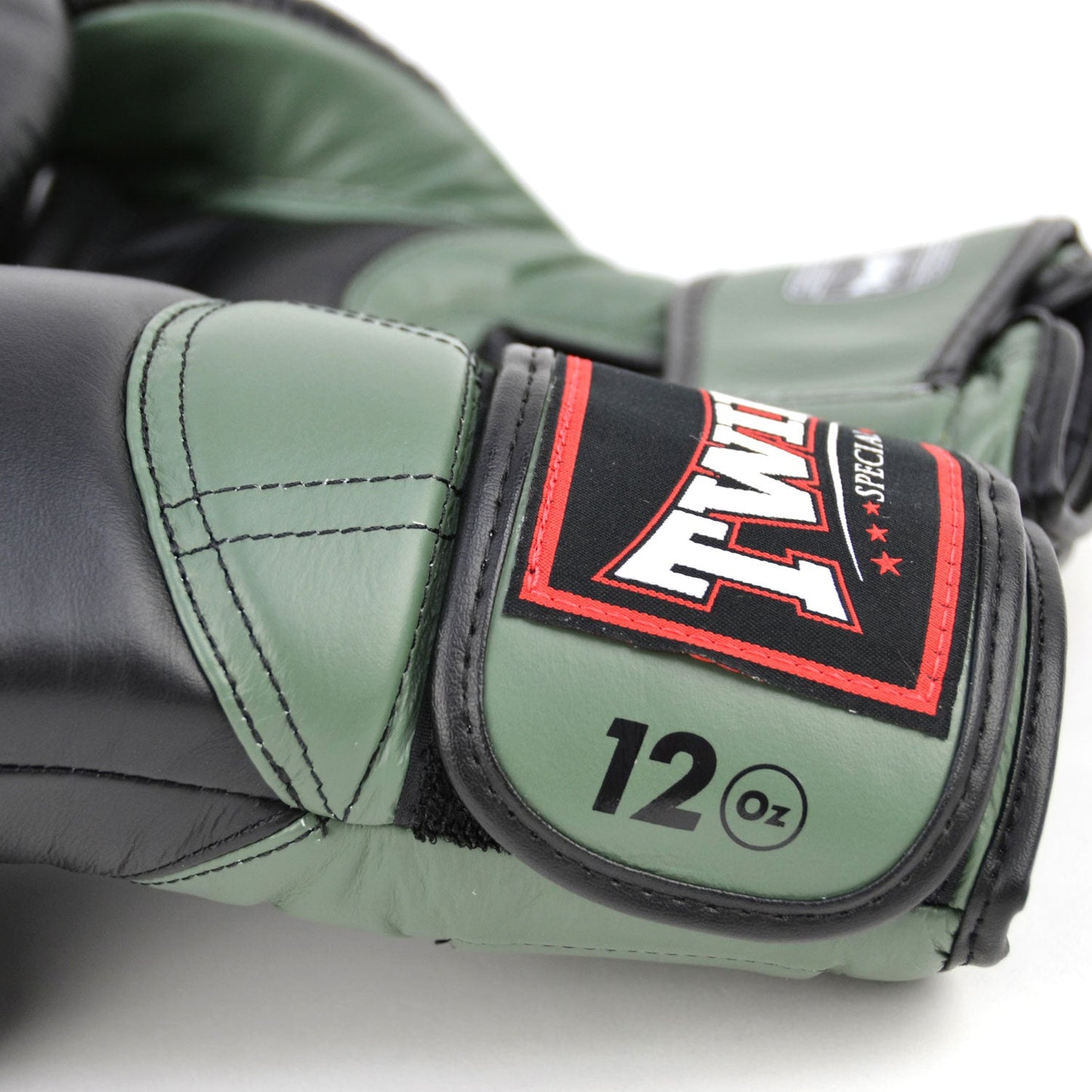 Twins Long-Cuff Muay Thai Boxing Gloves Black-Olive