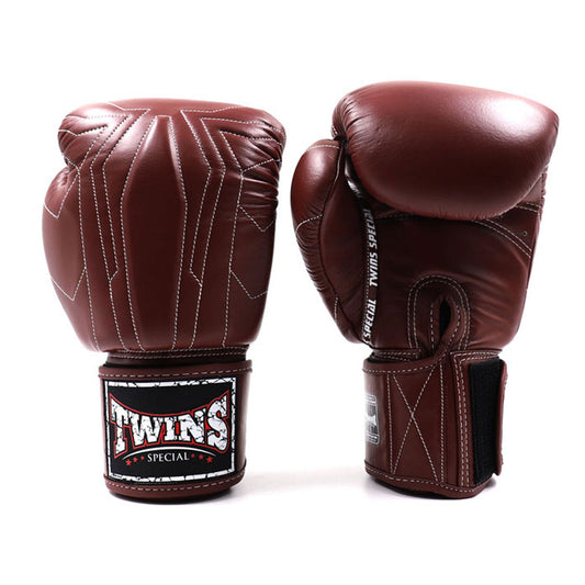 Twins Muay Thai Boxing Gloves Dark Brown