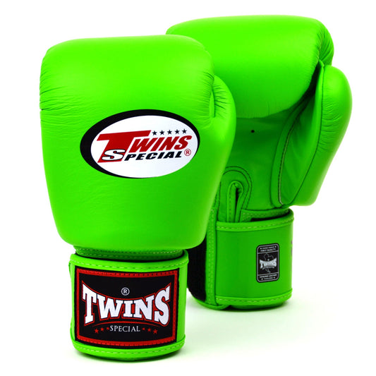 Twins Muay Thai Boxing Gloves Lime Green