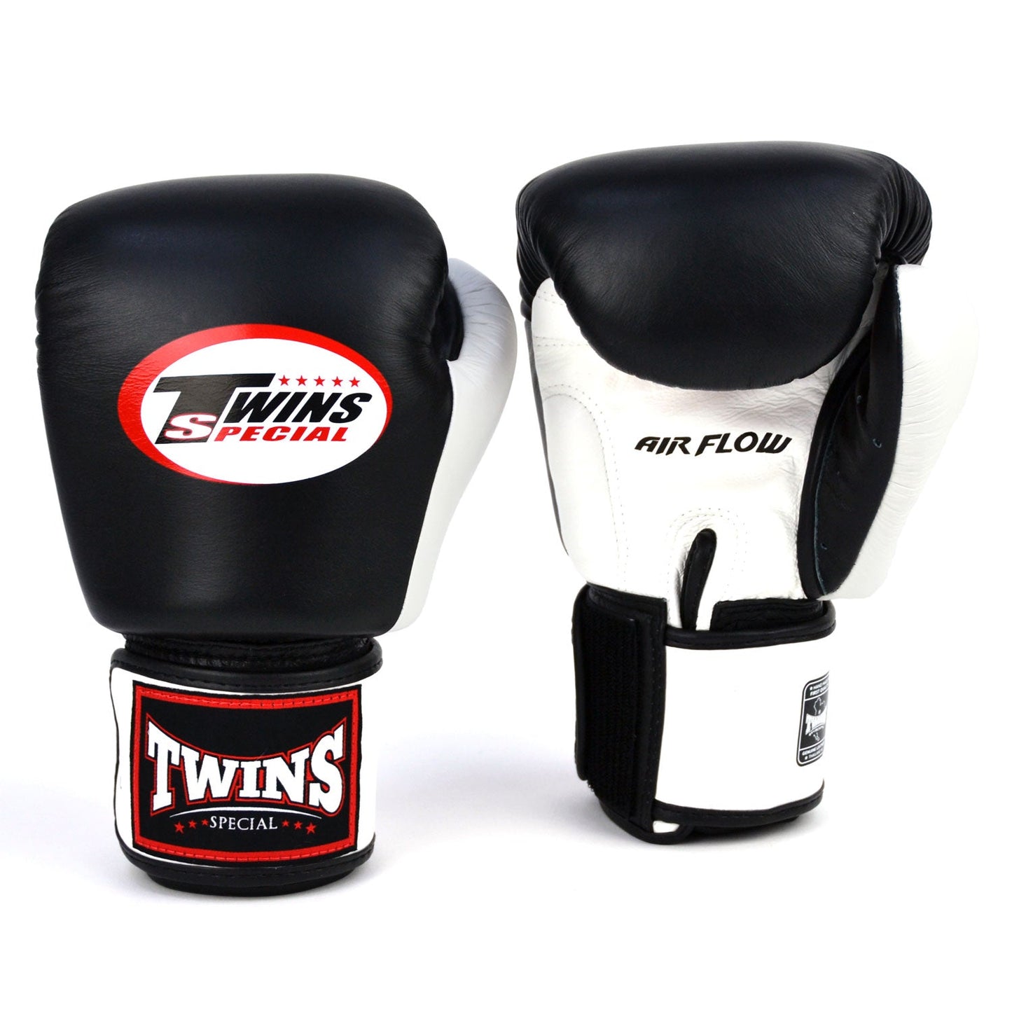 Twins Air Flow Muay Thai Boxing Gloves Black-White-Red