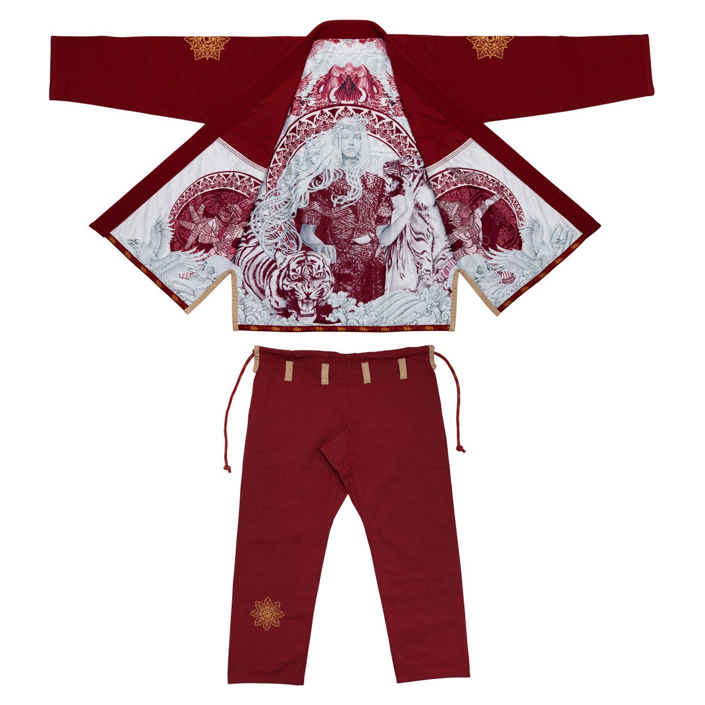 BJJ4 Fairtex Sida Premium BJJ Gi Maroon