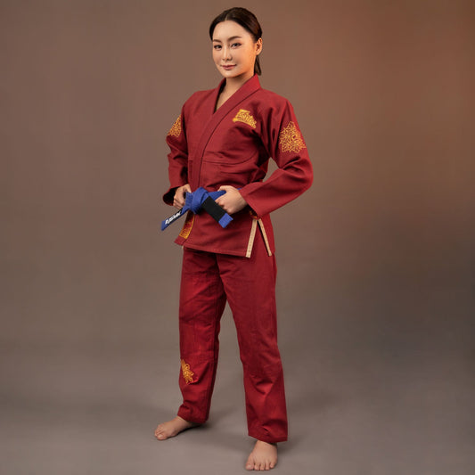 Fairtex Muay Thai Sida Premium BJJ Gi Maroon