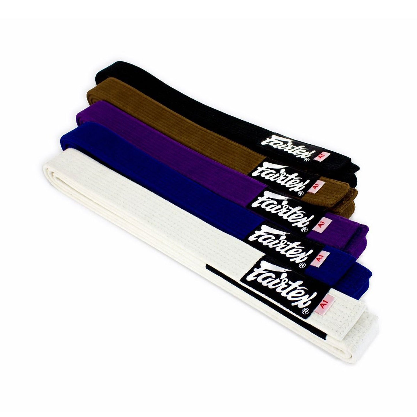 BJJH1 Fairtex Hemp Brazilian Jiu-Jitsu Belt Brown