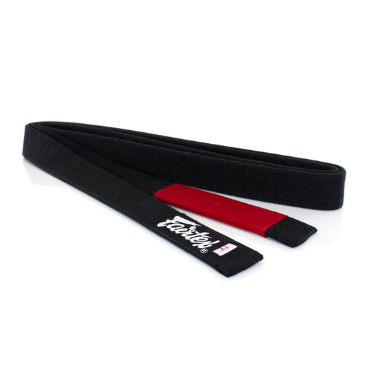 BJJH1 Fairtex Hemp Brazilian Jiu-Jitsu Belt Black