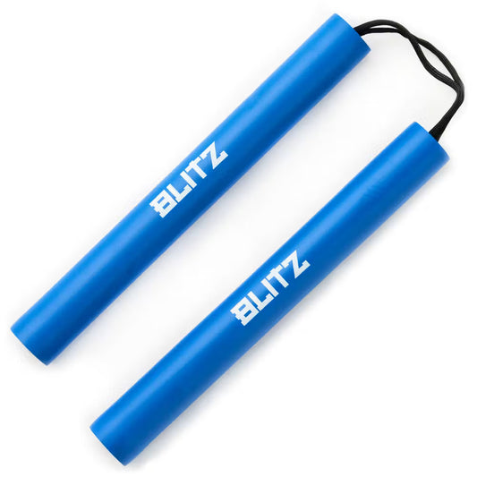 Blitz Blue Foam Cord Nunchaku