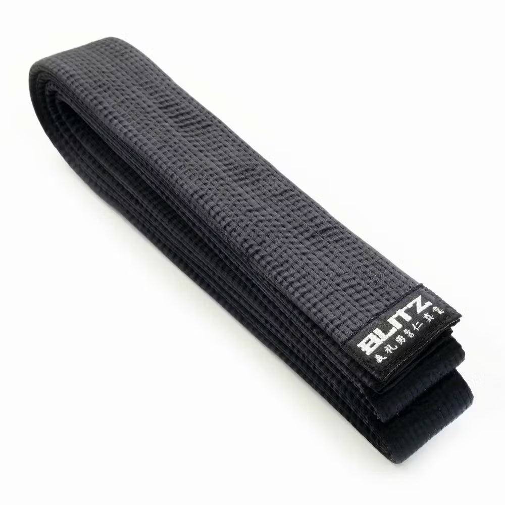 Blitz Deluxe Silk Black Belt