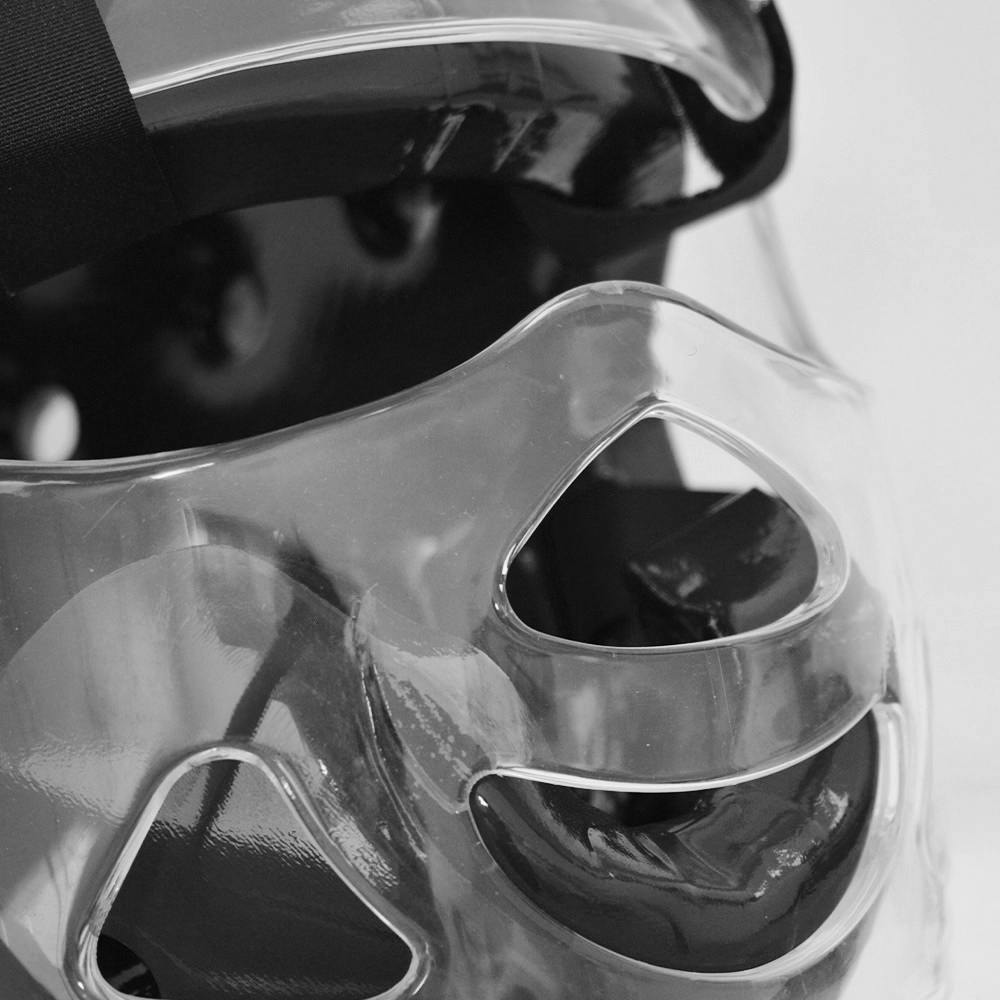 Blitz Dipped Foam Head Guard With Face Shield - Full Protection