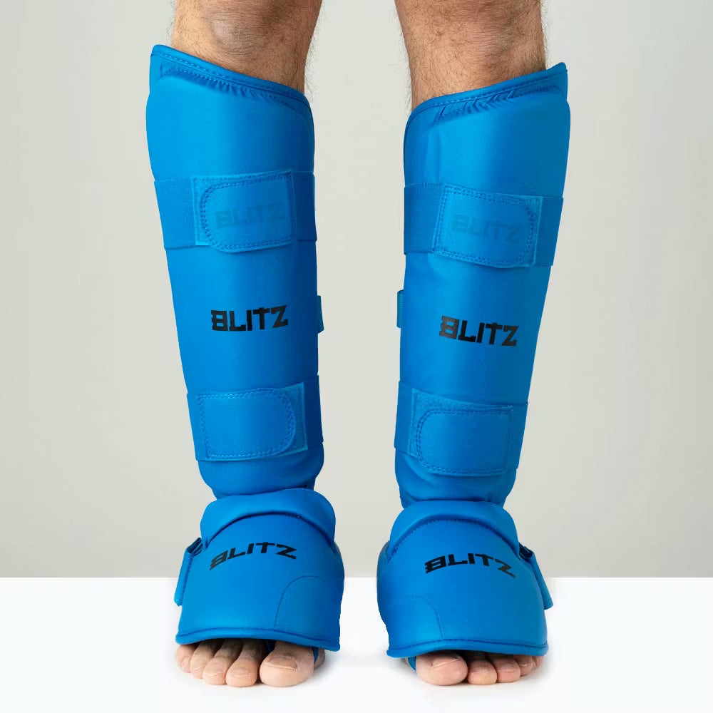 Blitz Elite Shin Guards With Removable Foot