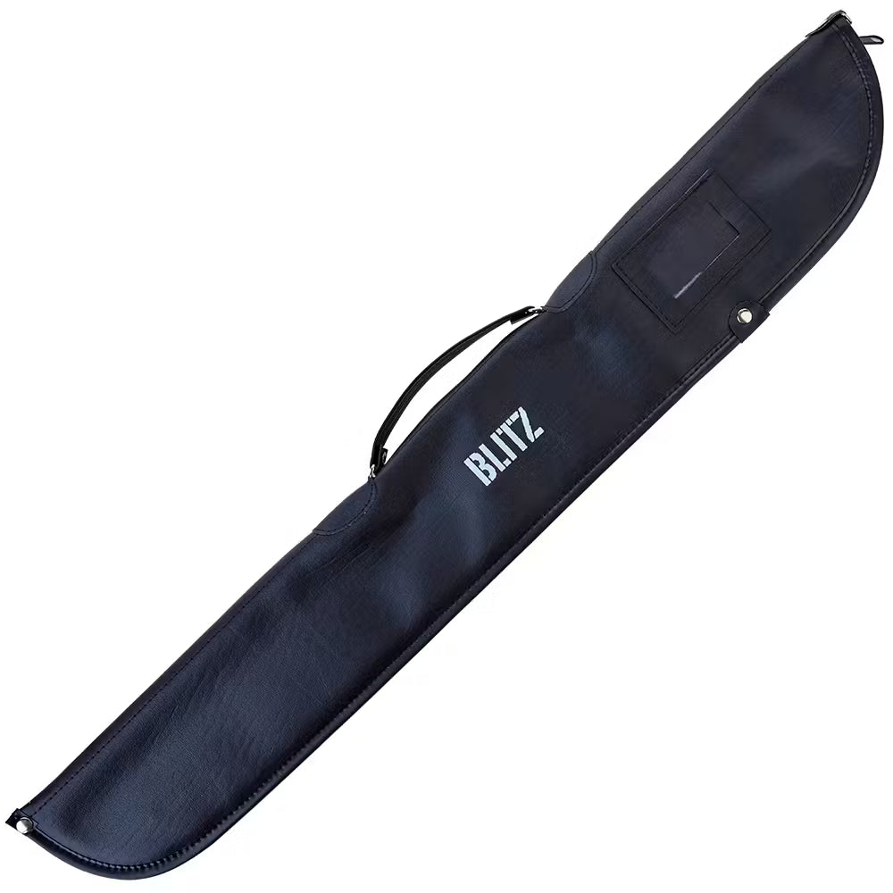Blitz Escrima weapon case for stick storage and protection, black padded training aid case with zippers and handle.