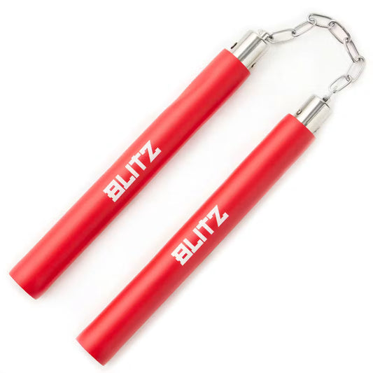 Blitz Red Foam Ball Bearing Nunchaku