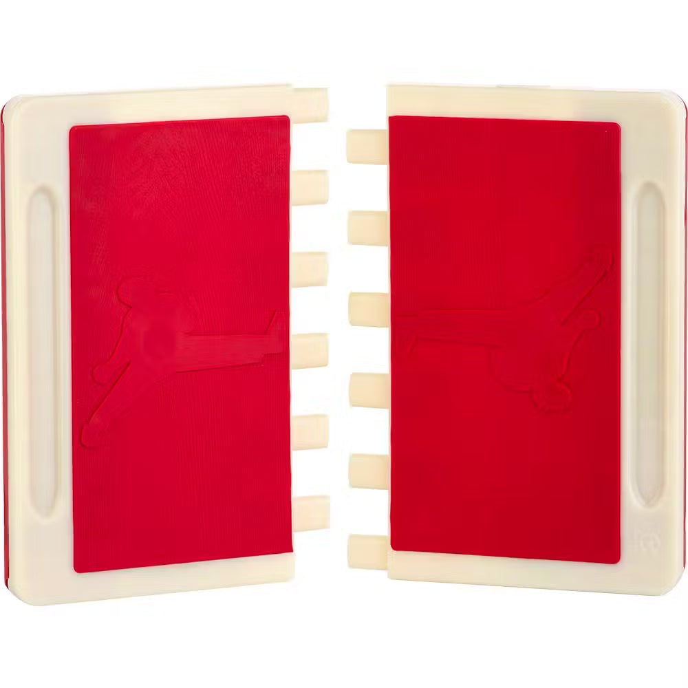 Red Blitz Swiftlock Smash Board, a rebreakable martial arts training board with locking mechanism for effective breaking practice.