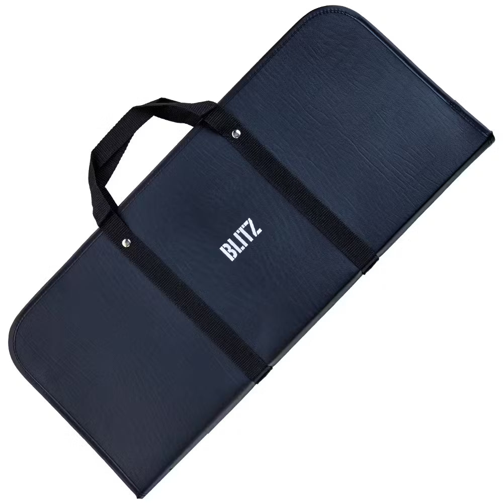 Black Blitz Tonfa weapon case for martial arts training, durable protective storage for tonfa weapons, with secure zipper closure.