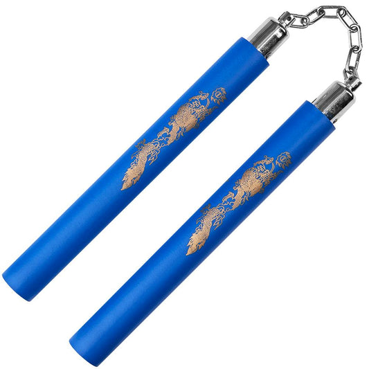 Blitz Blue Foam Ball Bearing Nunchaku