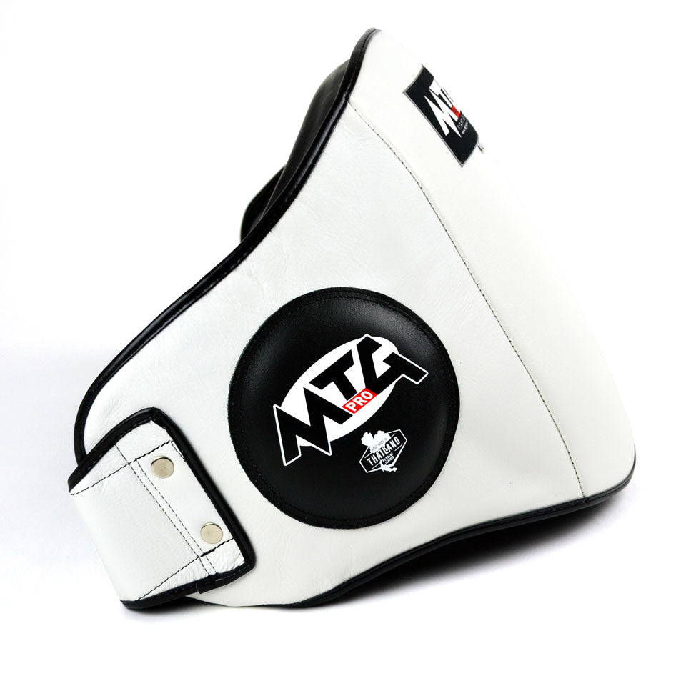 BP2 MTG Pro White Leather Belly Pad