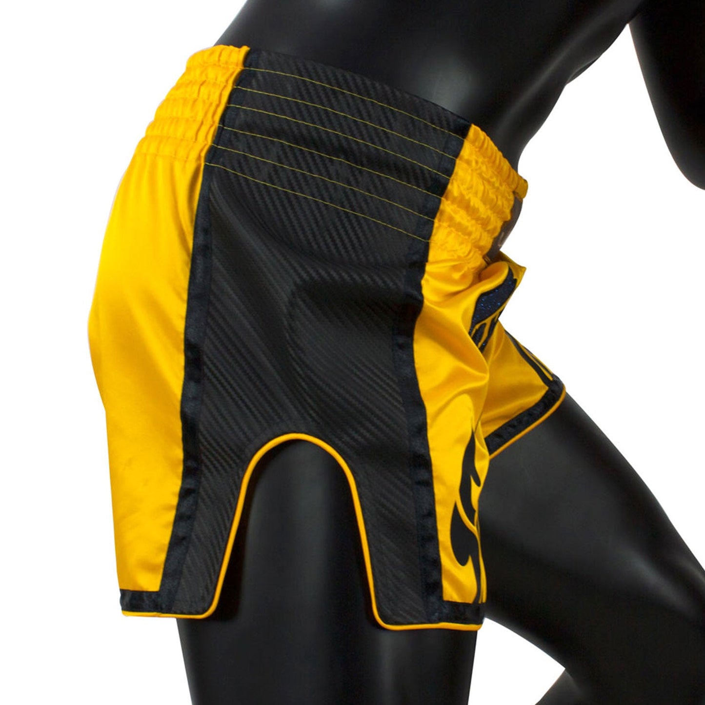 Fairtex Slim Fit Muay Thai Boxing Shorts Yellow