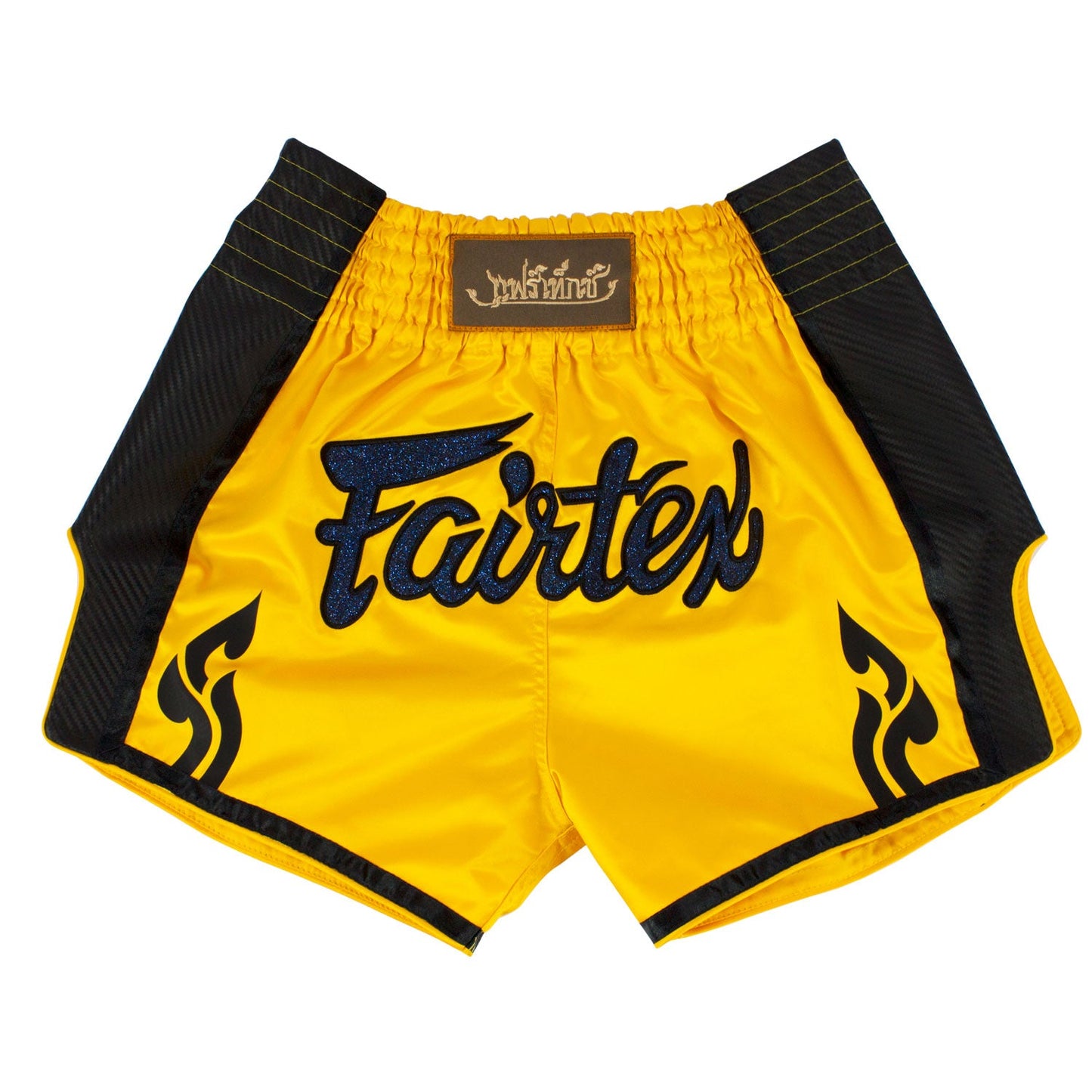 Fairtex Slim Fit Muay Thai Boxing Shorts Yellow