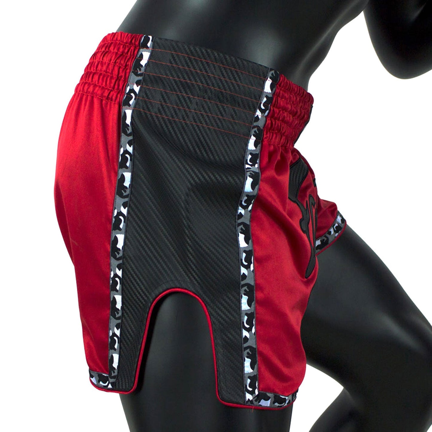 Fairtex Slim Fit Muay Thai Boxing Shorts Red-Black