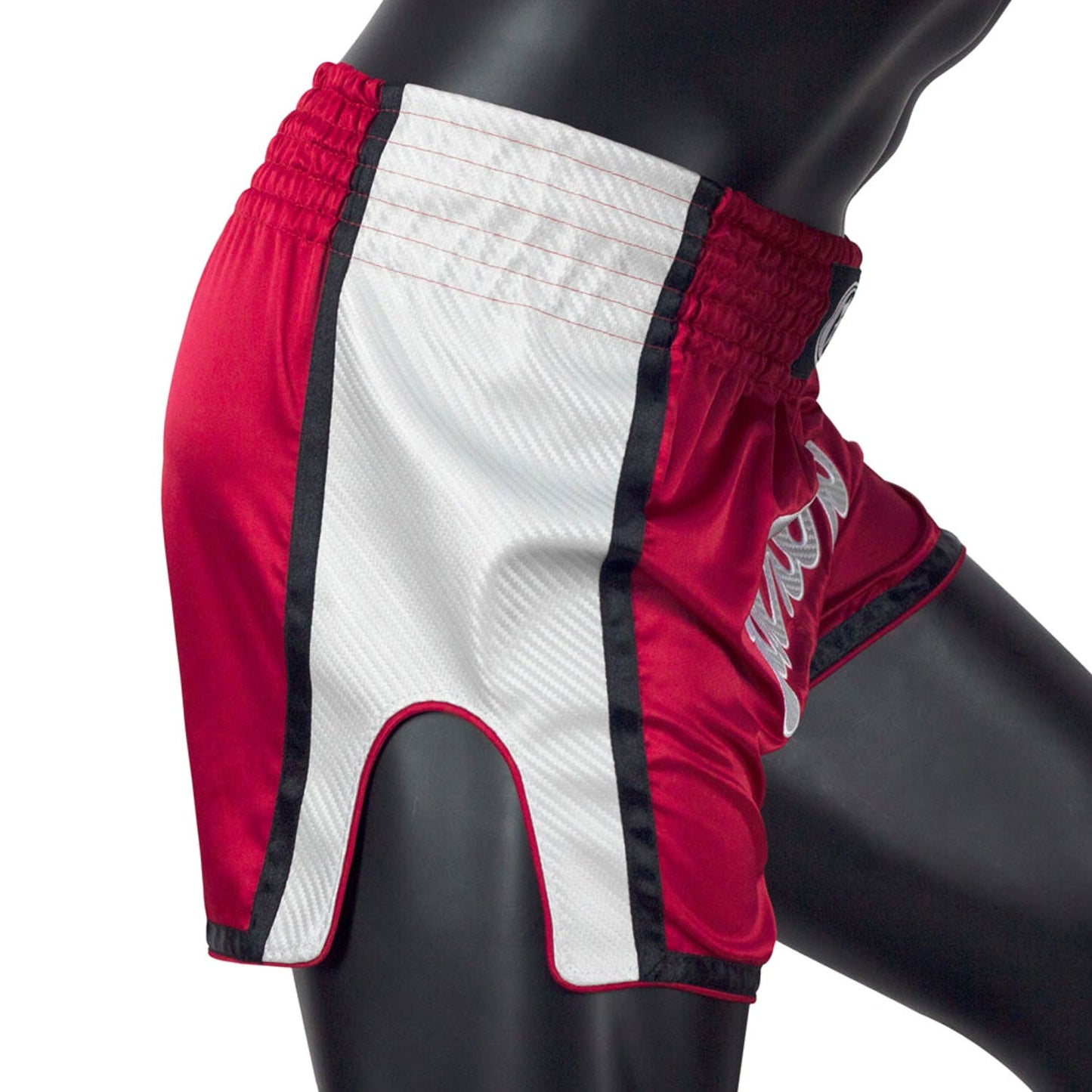 Fairtex Slim Fit Muay Thai Boxing Shorts Red-White