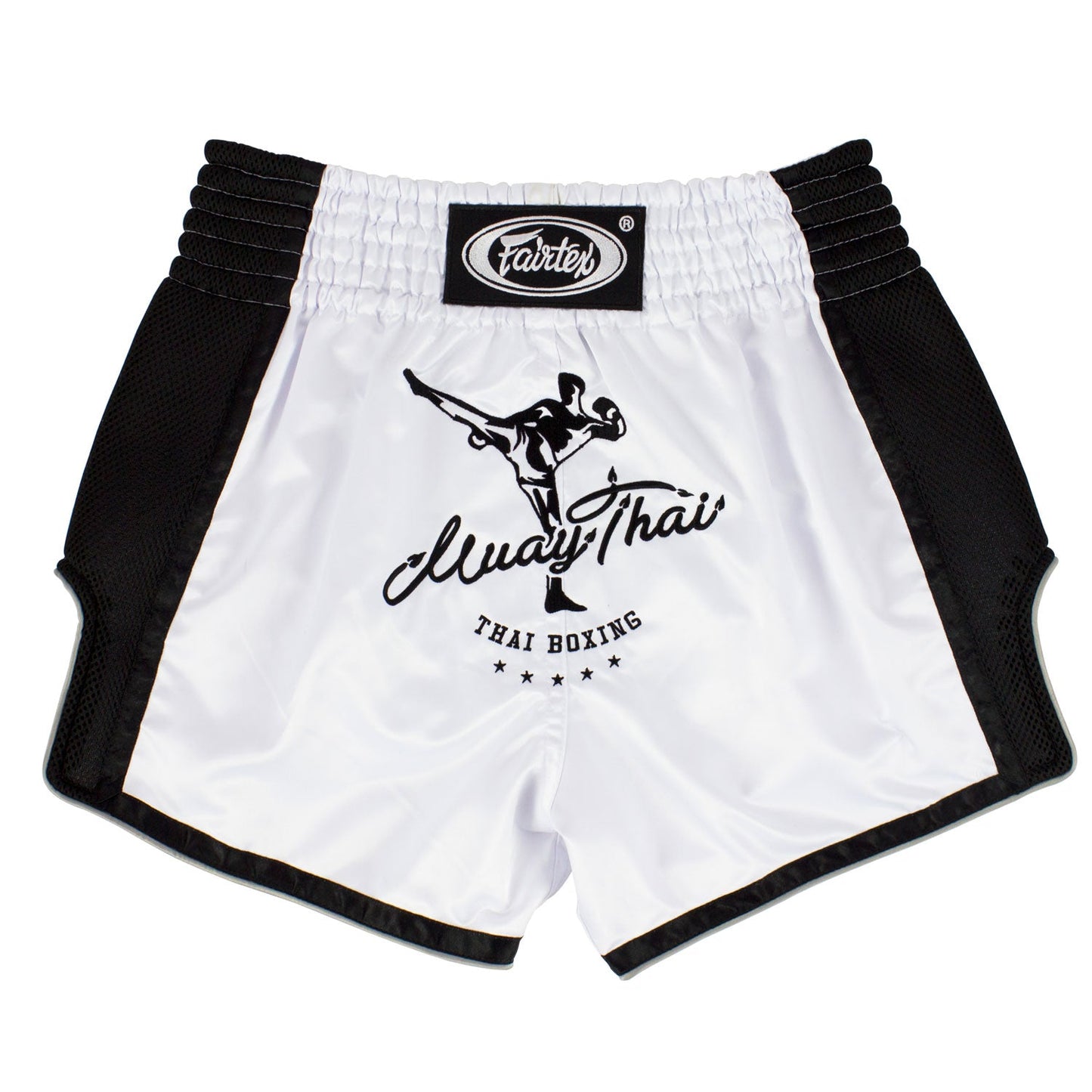 Fairtex Slim Fit Muay Thai Boxing Shorts White