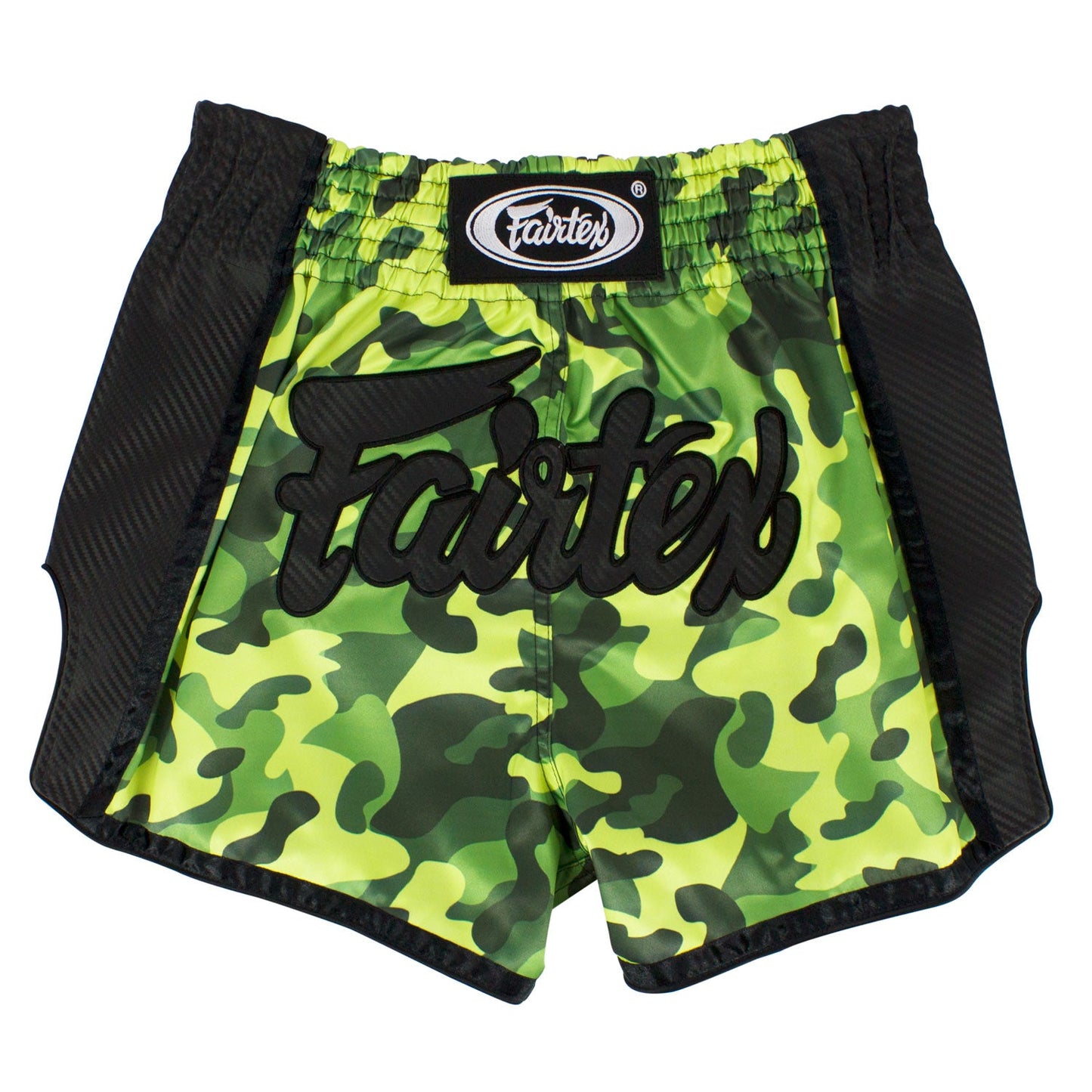 Fairtex Slim Fit Muay Thai Boxing Shorts Green Camo