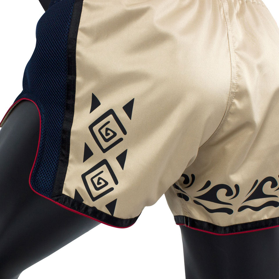 BS1713 Fairtex Khaki Slim Cut Muay Thai Shorts