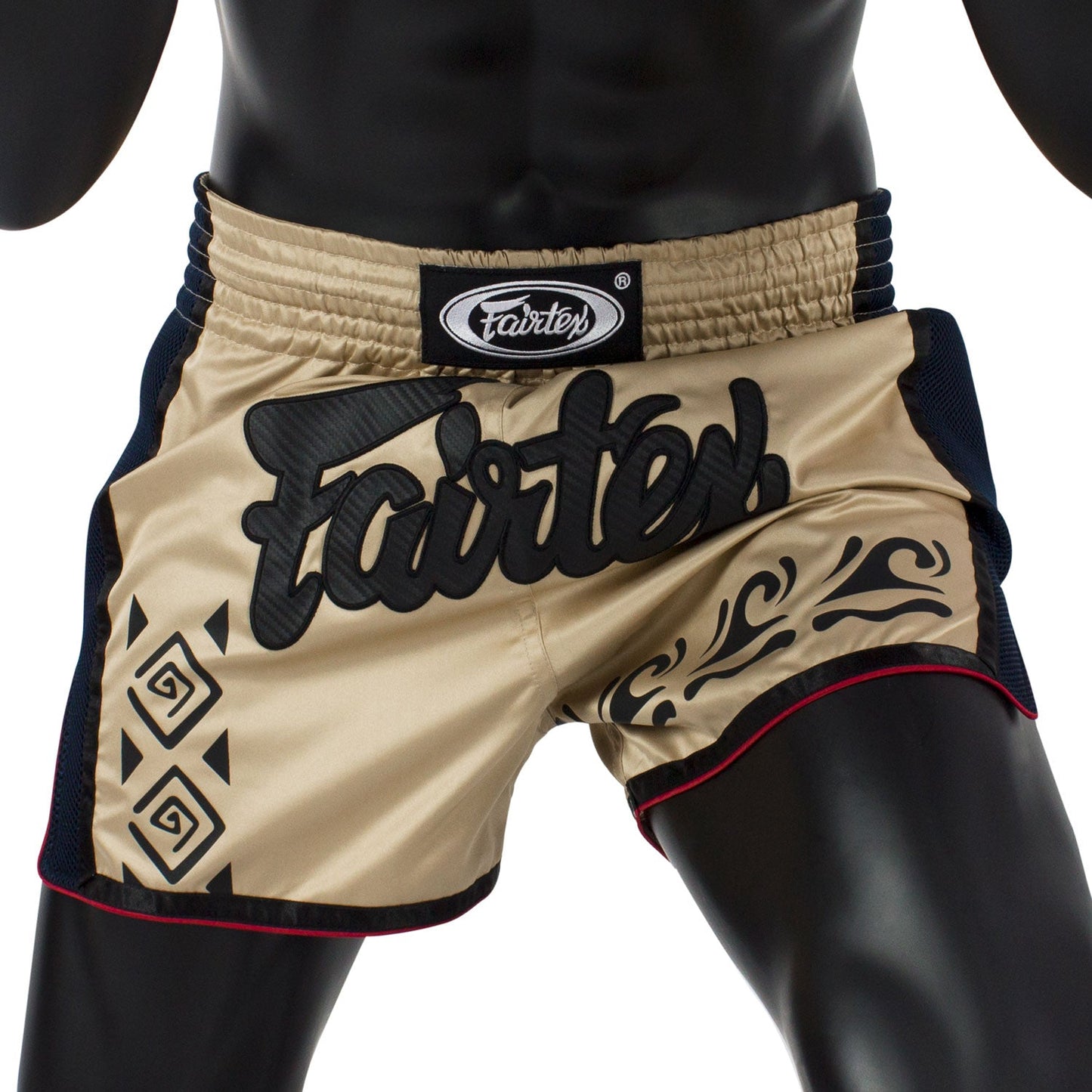 Fairtex Slim Fit Muay Thai Boxing Shorts Khaki