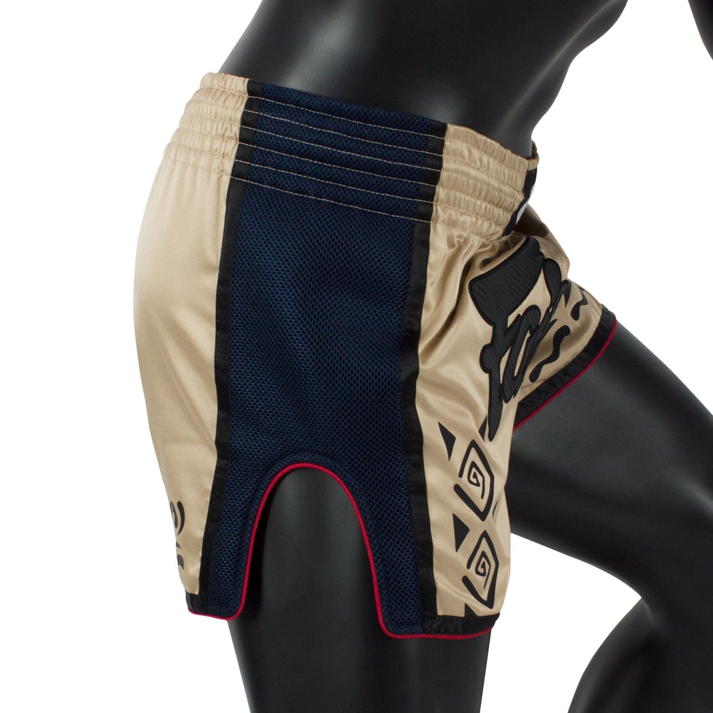 Fairtex Slim Fit Muay Thai Boxing Shorts Khaki