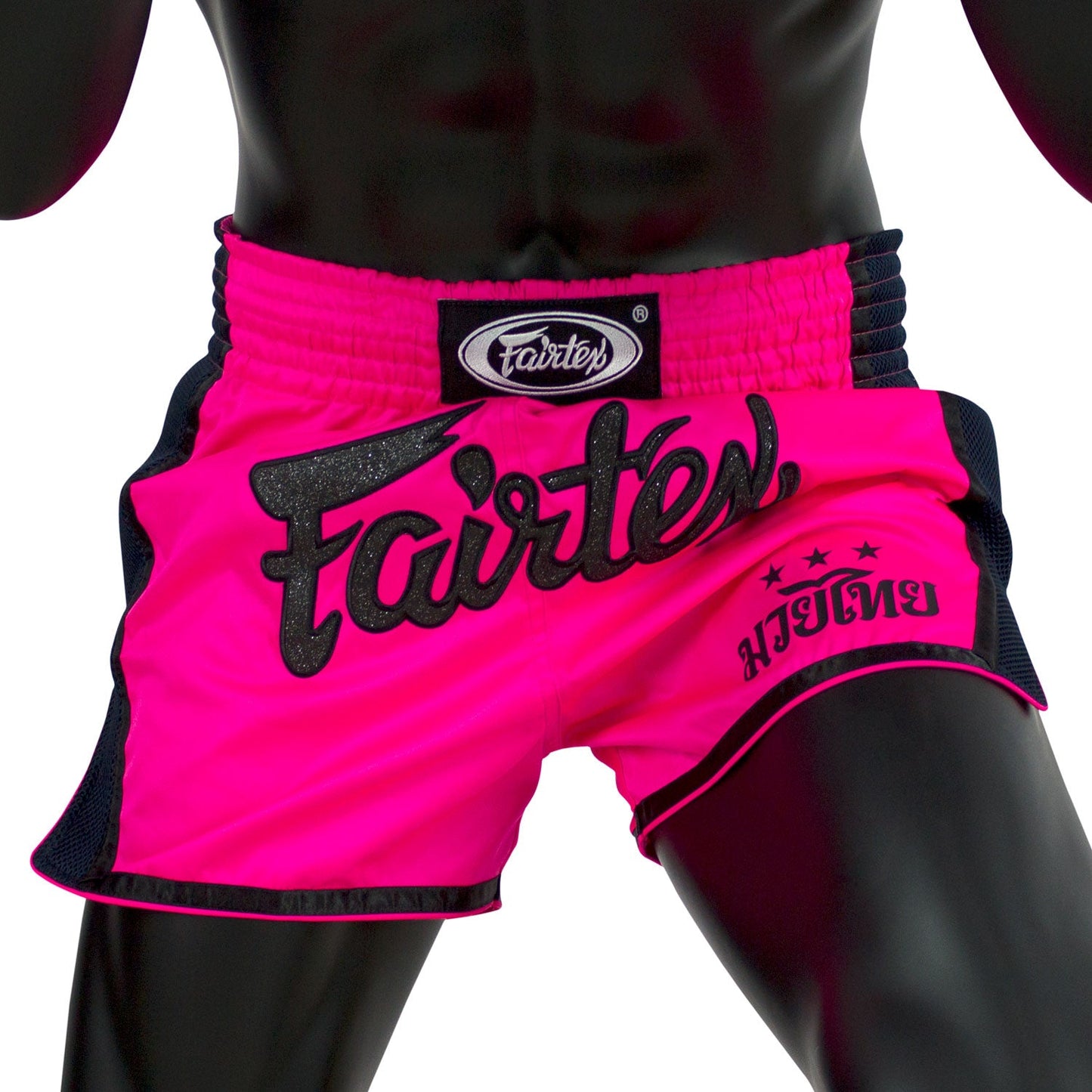 Fairtex Slim Fit Muay Thai Boxing Shorts Pink