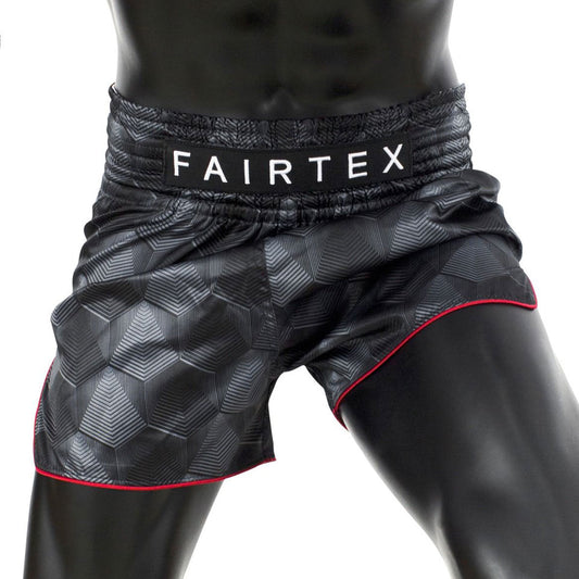 BS1901 Fairtex Black Stealth Muaythai Shorts