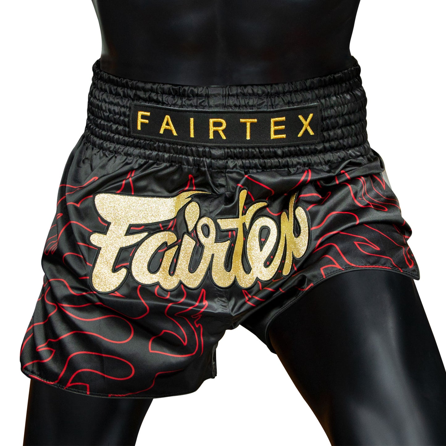 BS1920 Fairtex Lava Muaythai Shorts Black