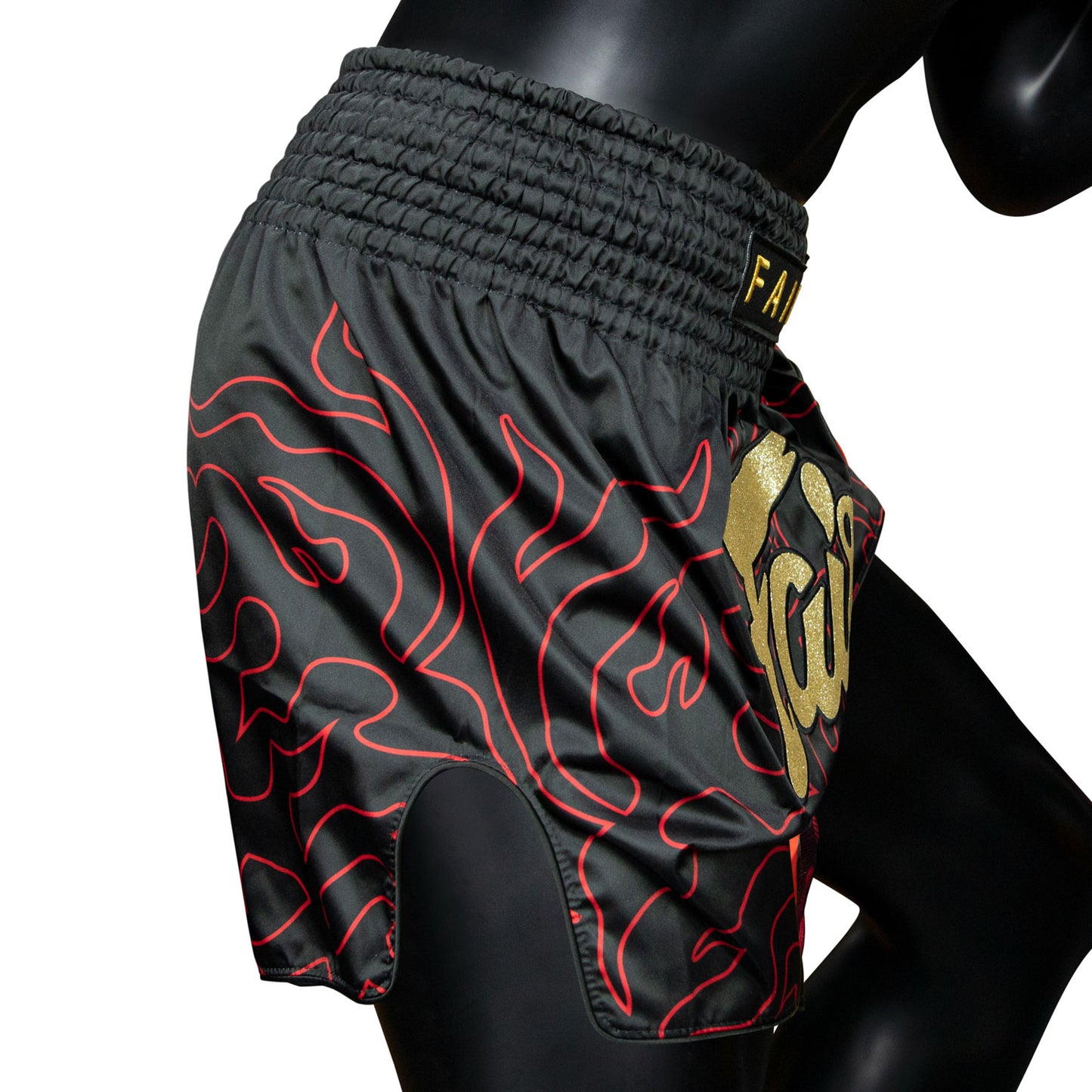 BS1920 Fairtex Lava Muaythai Shorts Black