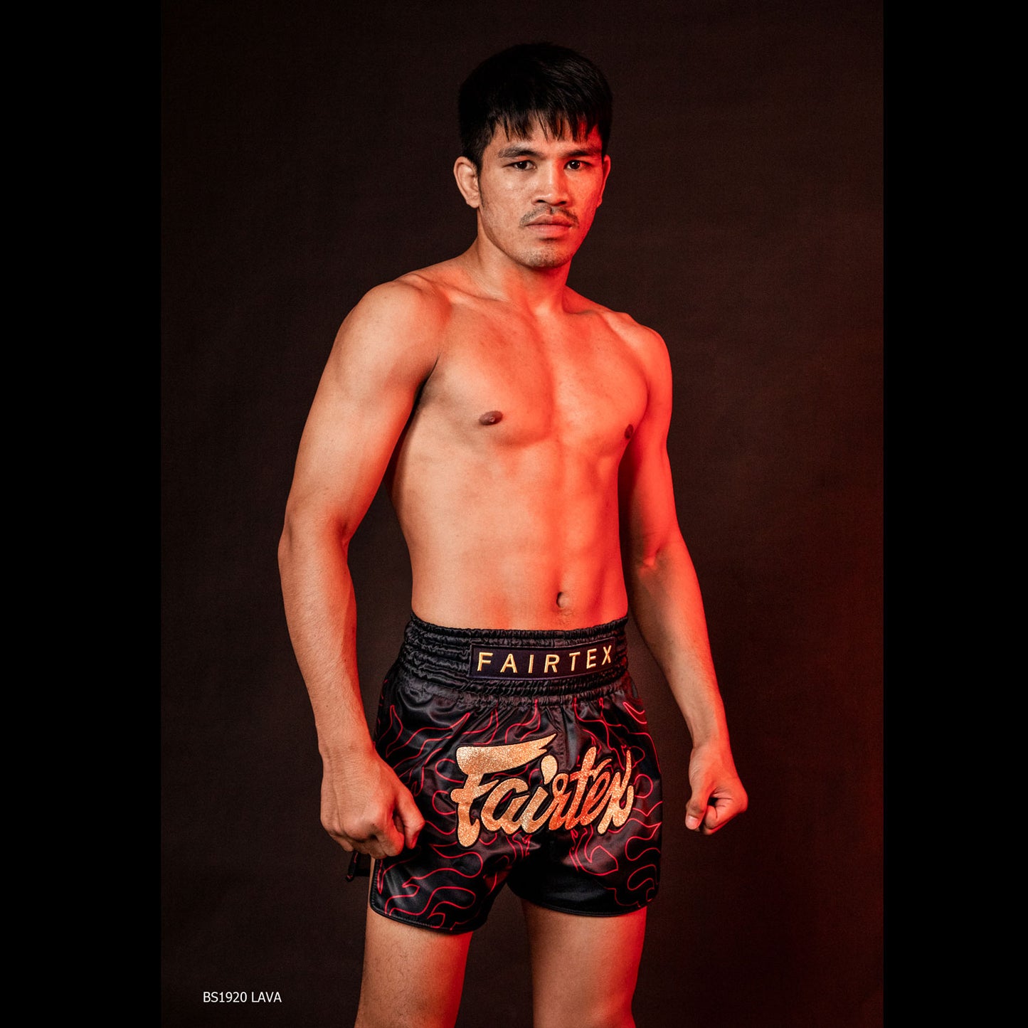 BS1920 Fairtex Lava Muaythai Shorts Black