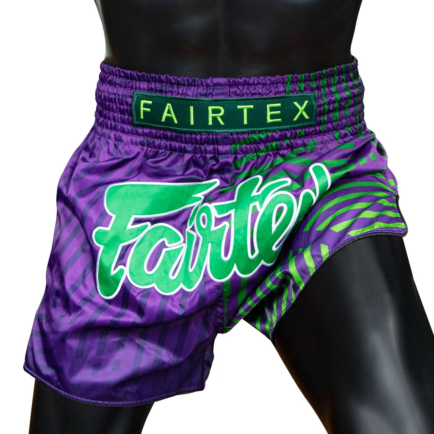 Fairtex Racer Muay Thai Boxing Shorts Purple