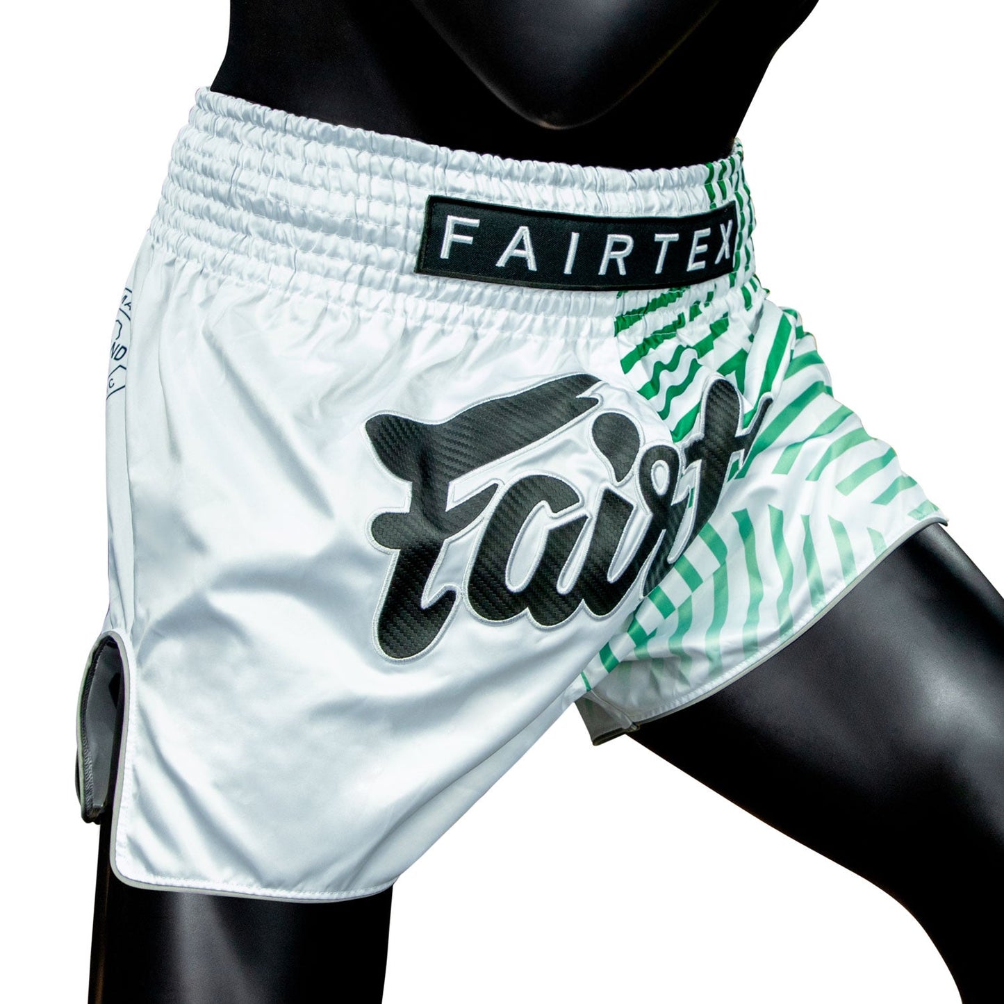 Fairtex Racer Muay Thai Boxing Shorts White