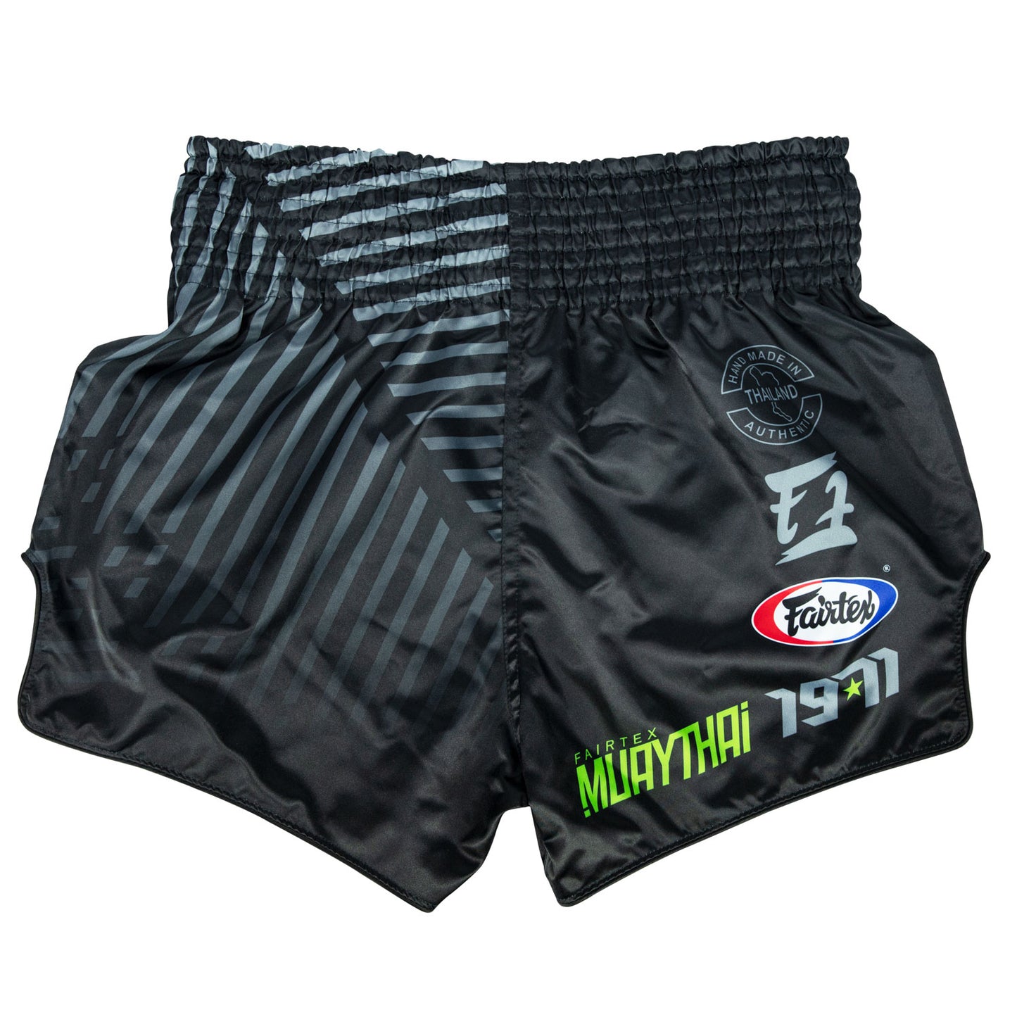 BS1924 Fairtex Racer Muaythai Shorts Black