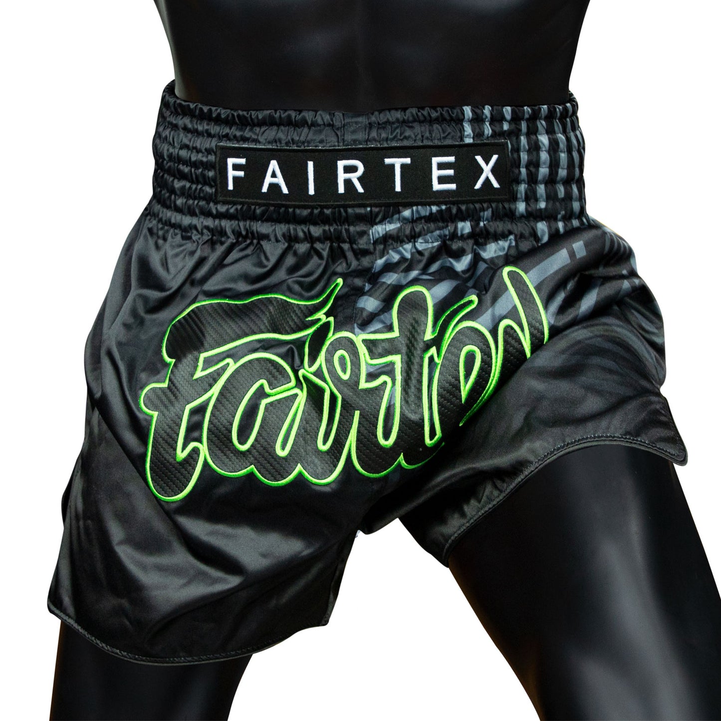 BS1924 Fairtex Racer Muaythai Shorts Black