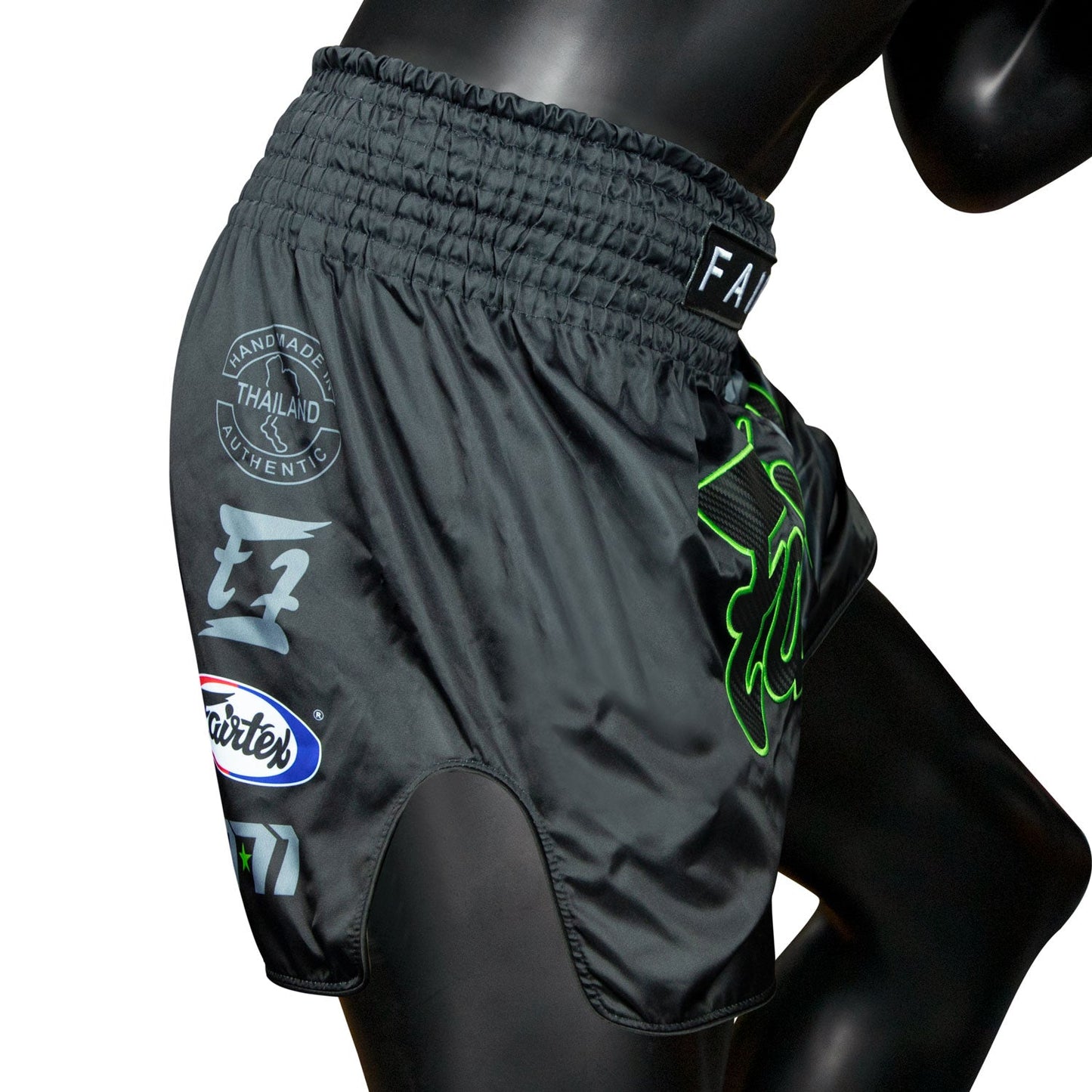 Fairtex Racer Muay Thai Boxing Shorts Black